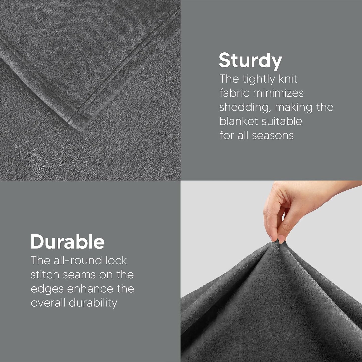 Utopia Bedding Fleece Blanket King Size Grey Review: Soft, Cozy, and Versatile