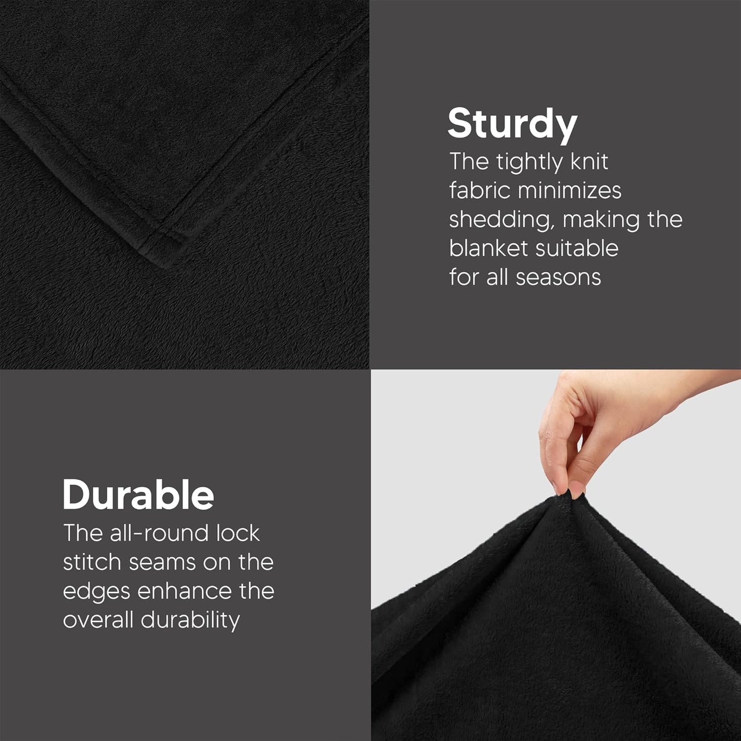 Utopia Bedding Fleece Blanket King Size Black: A Soft and Cozy Addition to Your Home