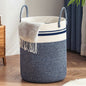 Woven Rope Laundry Hamper Basket by YOUDENOVA, 72L Tall Luandry Basket, Baby Nursery Hamper for Blanket Storage in Bedroom-Large-Jute