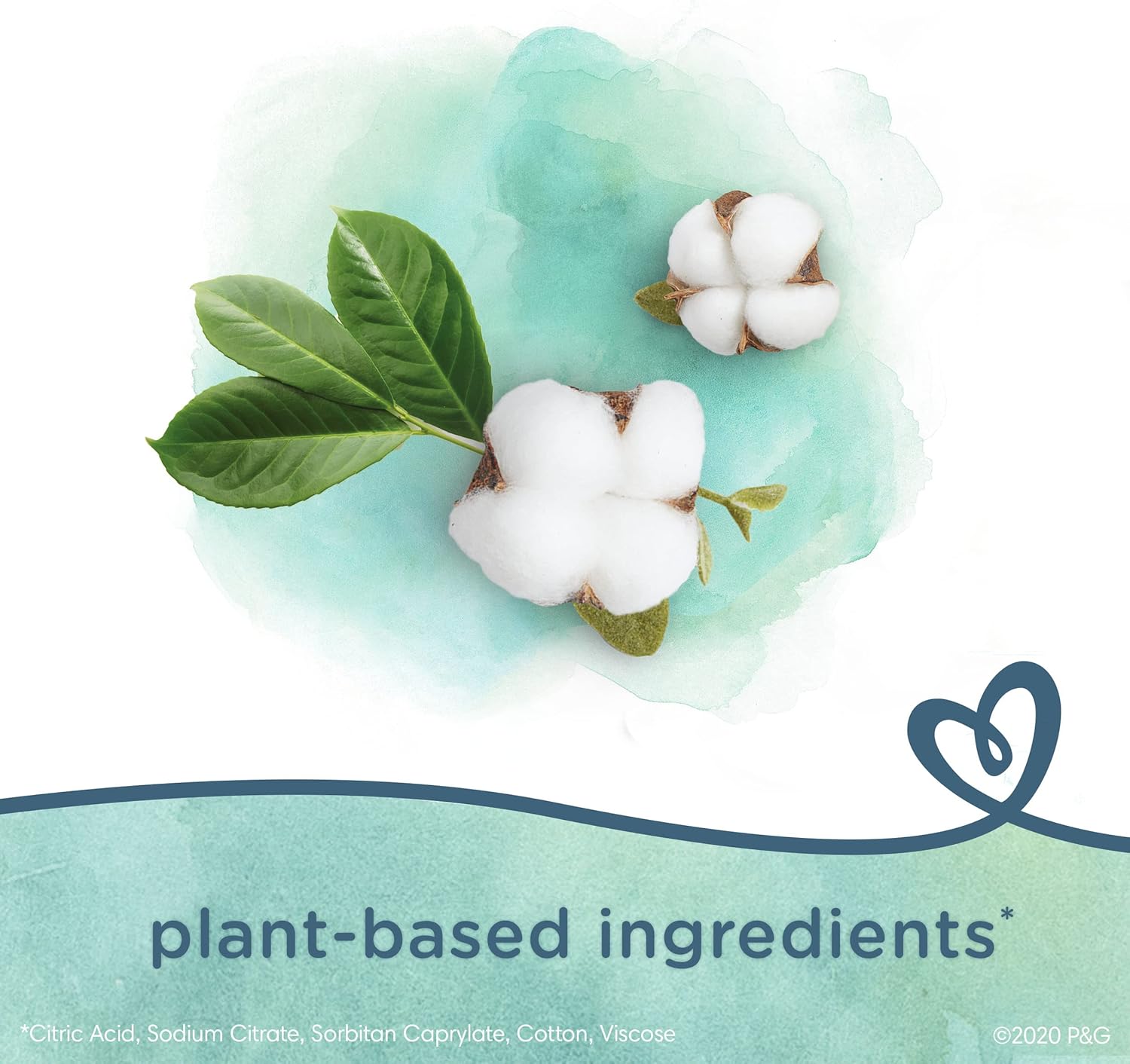 Pampers Aqua Pure Sensitive Baby Wipes 12X Pop-Top 560 Count