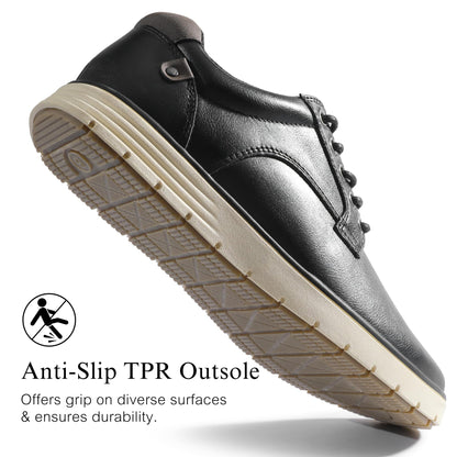 Men Dress Shoes Casual Lace Up Oxfords – Comfortable for Business Travel Work
