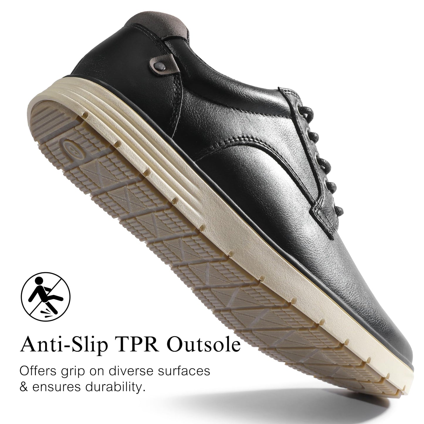 Men Dress Shoes Casual Lace Up Oxfords – Comfortable for Business Travel Work