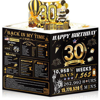 21st Birthday Card,3D Pop Up Funny 21st Birthday Decorations for Girls Granddaughter Sister,Happy 21 Year Old Birthday Gift for Daughter,Great 21Year Old Gifts Idea for Her,Jumbo Rose Glod In 2005