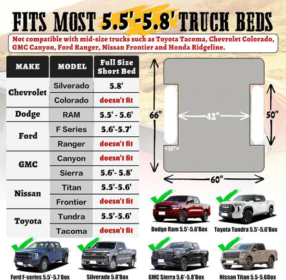 Umbrauto Car Air Mattress Backseat| Inflatable Truck Back Seat Camping Airbed for SUV Rear Seat, Blow Up Sleeping Travel Bed for Van Trunk with Pump & Pillows
