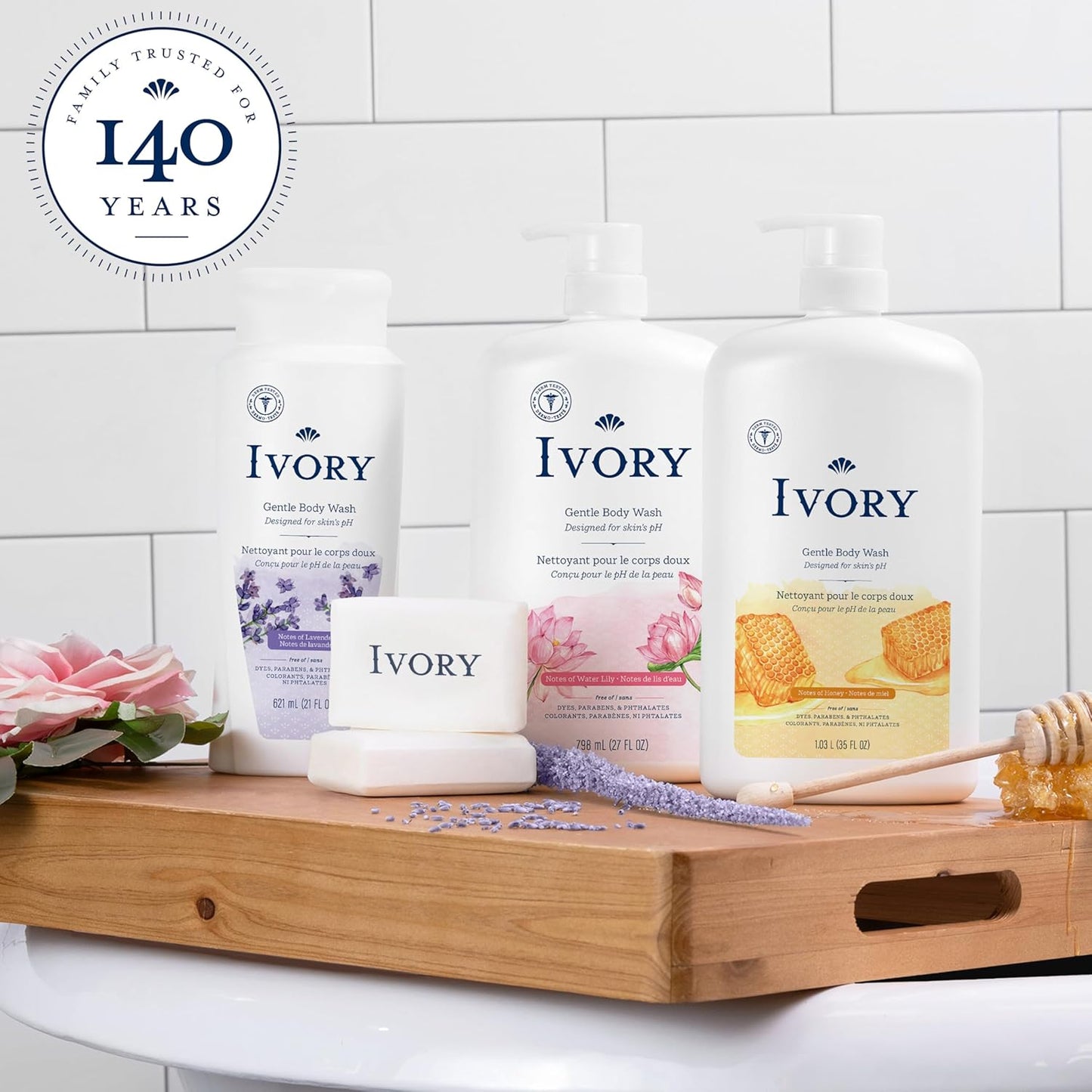 Ivory Milde & Sanfte Körperwäsche, Kokoswasserduft, 1,03 L