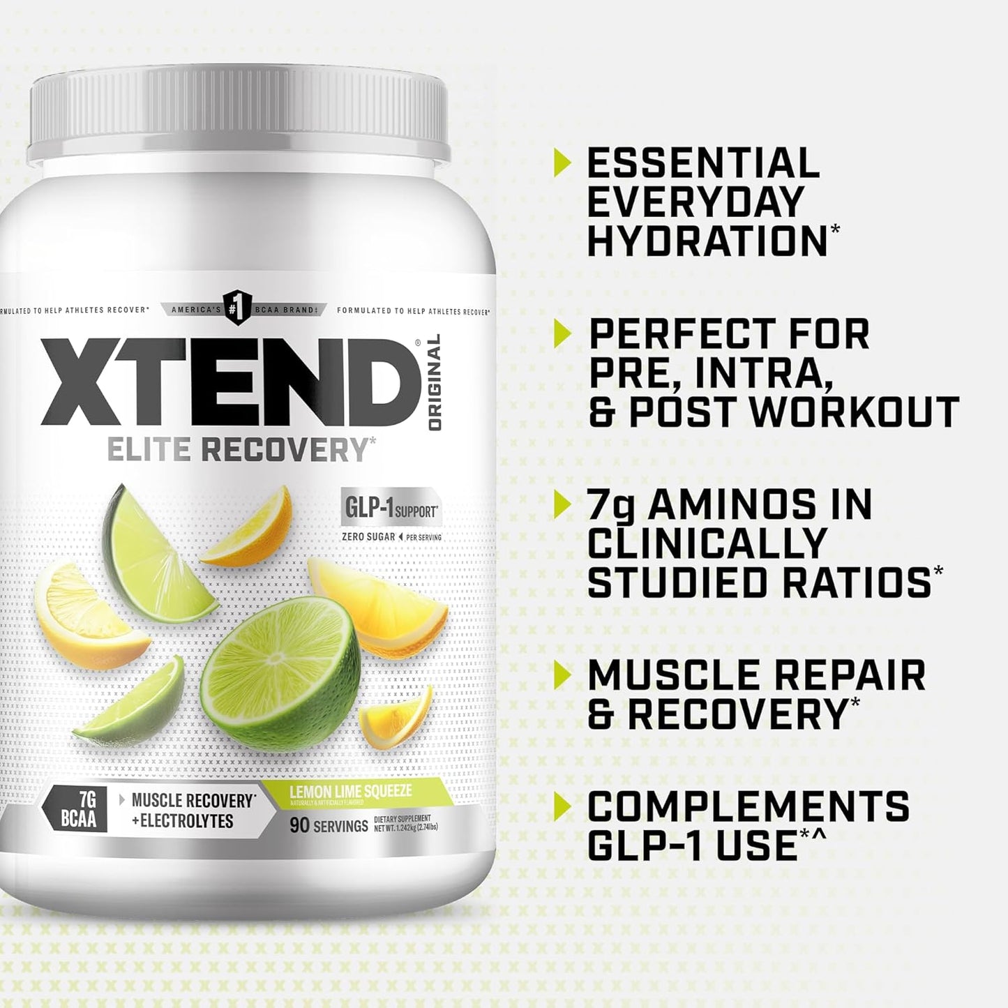 Xtend Amino Acids 90 Serves Italian Glacial Grape 1.28 kg