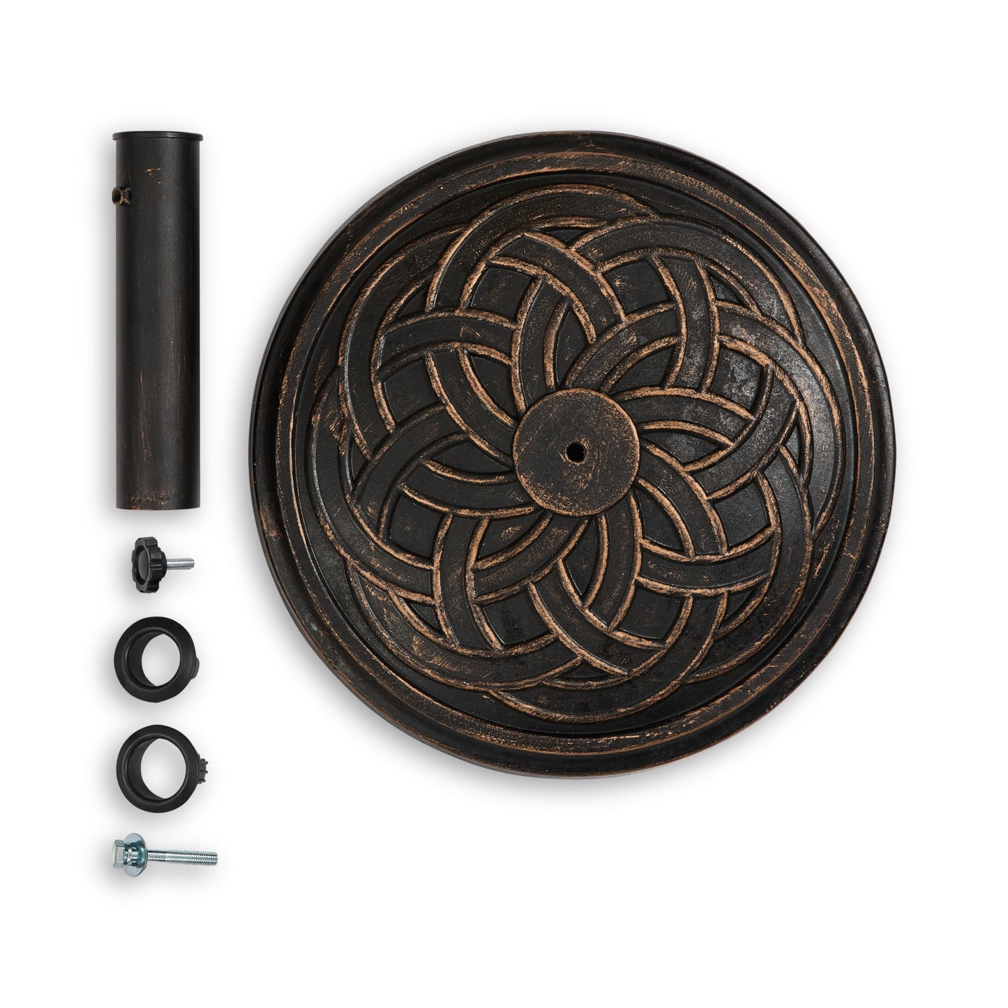 BACKYARD EXPRESSIONS PATIO · HOME · GARDEN 911554 21 Pound Umbrella Base, Bronze