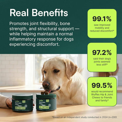 Wuffes Advanced Dog Hip and Joint Supplement: A Game-Changer for Small and Medium Breeds