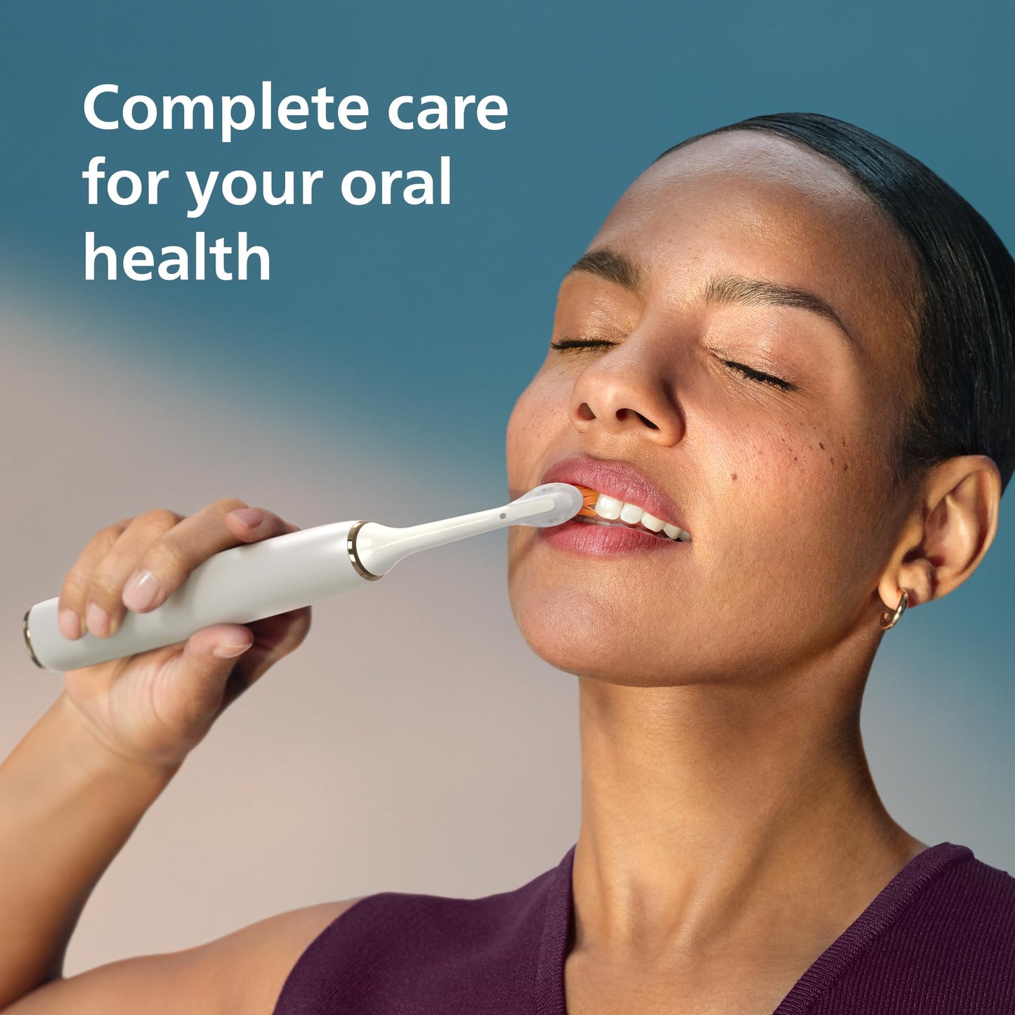 Philips Sonicare DiamondClean Smart 9500 Electric Toothbrush - Sonic Toothbrush with App, Pressure Sensor, 15 Brushing Settings, Replacement Reminder, USB Charging Travel Case, Black, Model HX9923/11