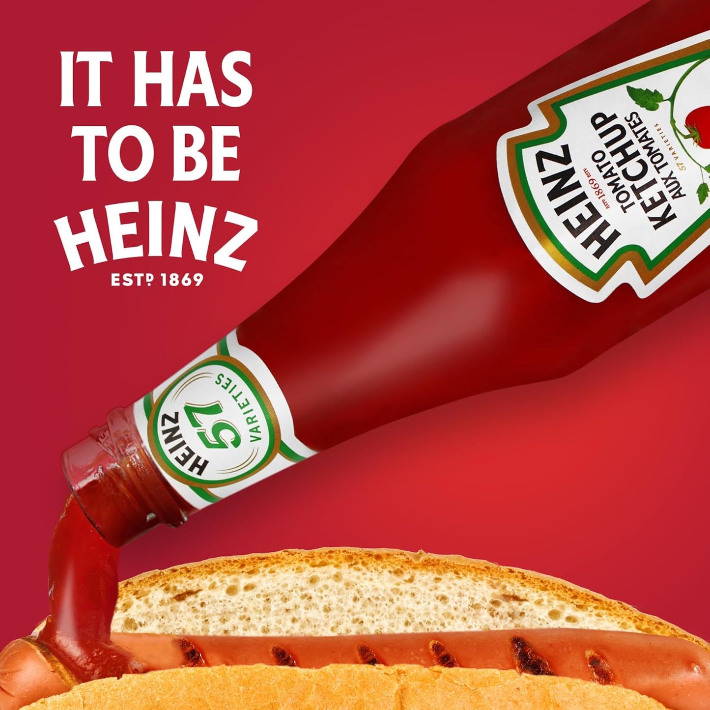 Heinz Tomato Ketchup, 1.25 LT Bottle Twin Pack