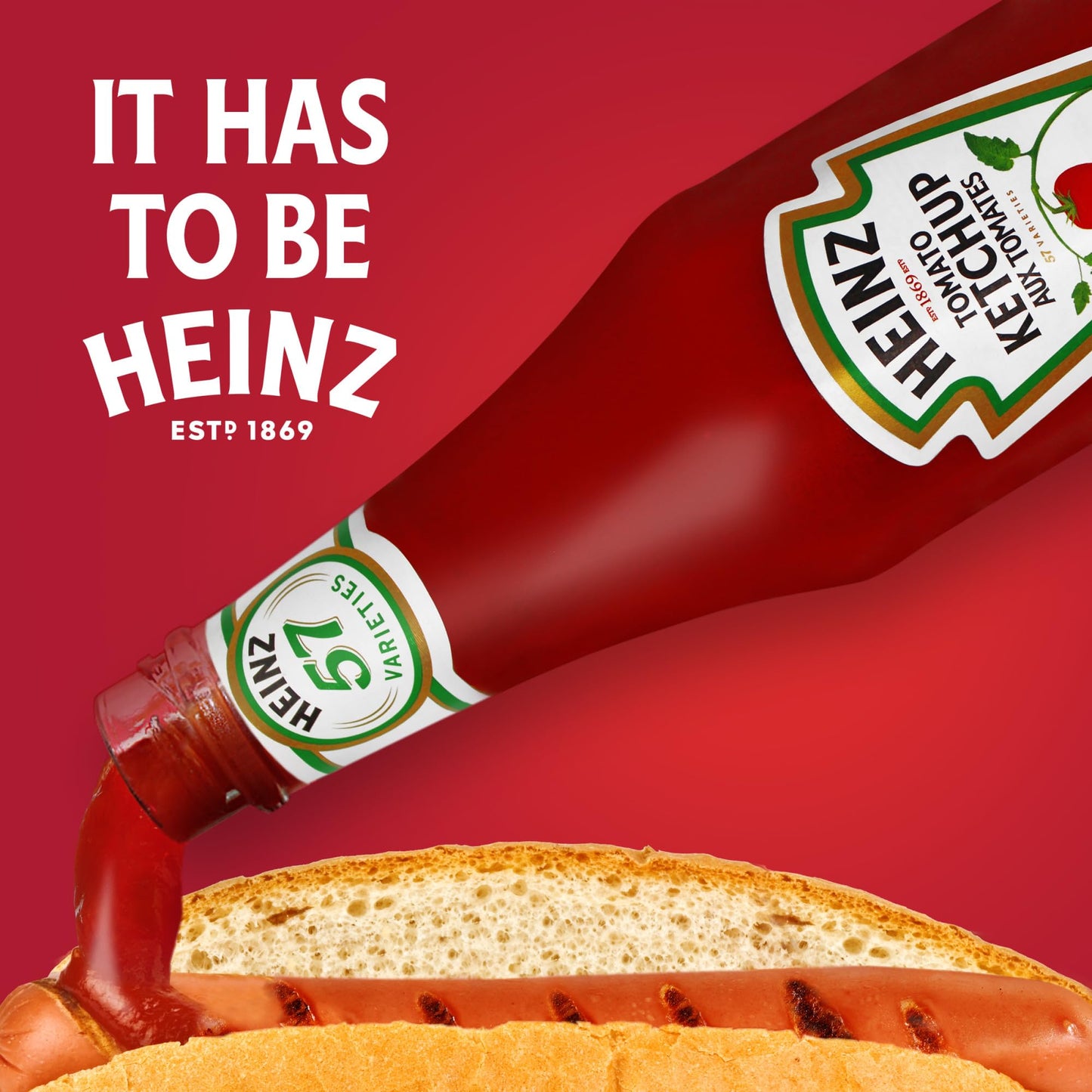 HEINZ Ketchup für den Kühlschrank – 2er-Pack, 2,5 Liter/84,56 Flüssigunzen {Importiert aus Kanada}