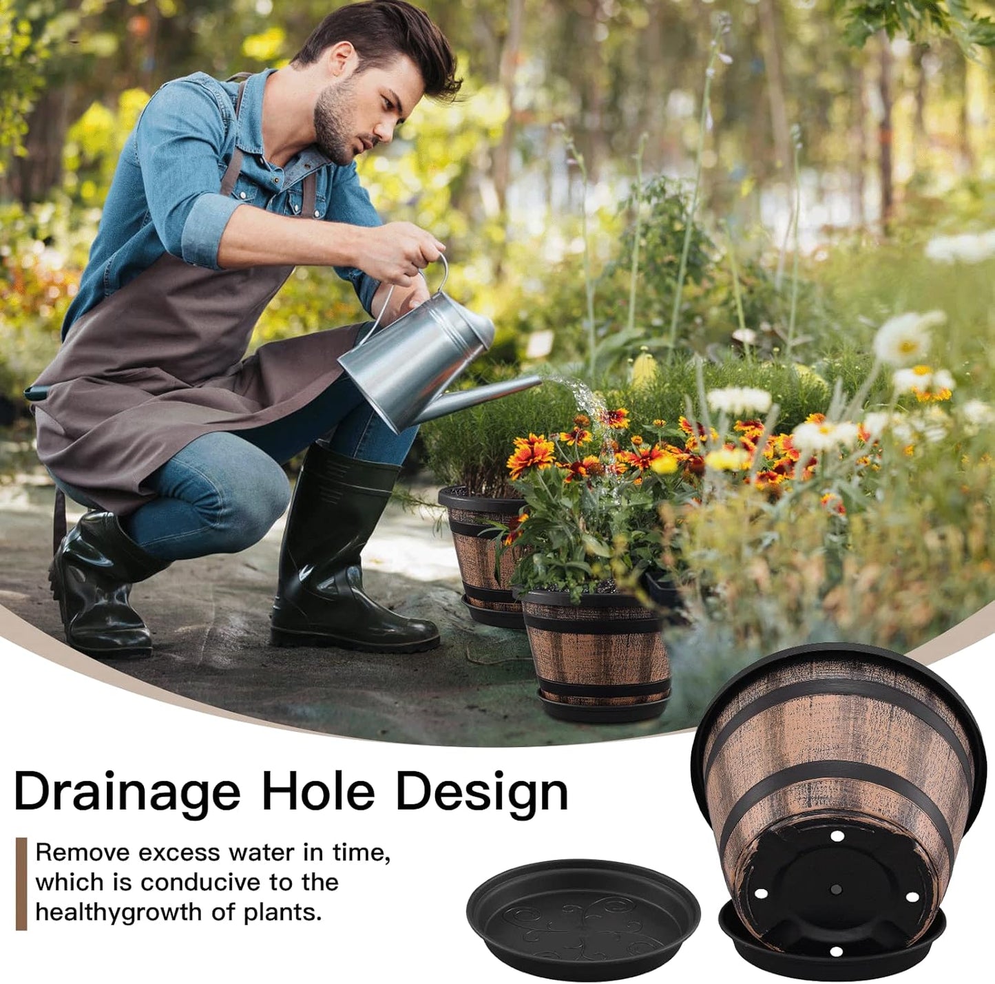 Whiskey Barrel Planters: A Rustic Touch for Your Indoor & Outdoor Garden