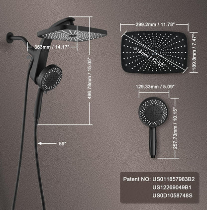BOZYBO Rain Shower Head with Handheld: A Game-Changer for Your Showering Experience
