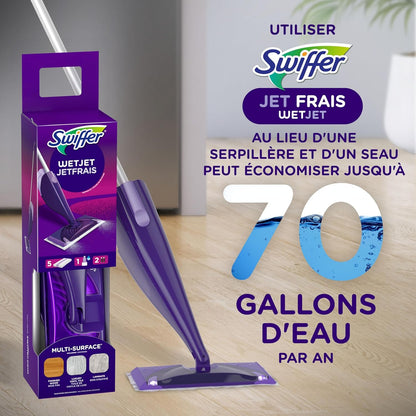 Swiffer WetJet Multi-Surface Bodenreiniger Nachfüllpackung mit der Kraft von Dawn, "Open-Window Fresh", 2 Stück, je 1,25 l