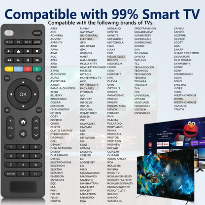 【Pack of 2】 Universal for Samsung-Smart-TV-Remote-Control Replacement for 2016-2026 All Samsung TVs