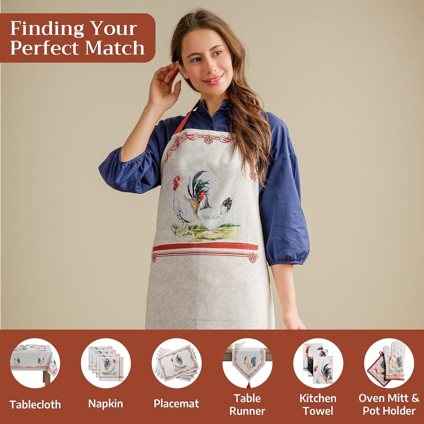 Maison d'Hermine Campagne Apron: A Chic and Practical Addition to Your Kitchen