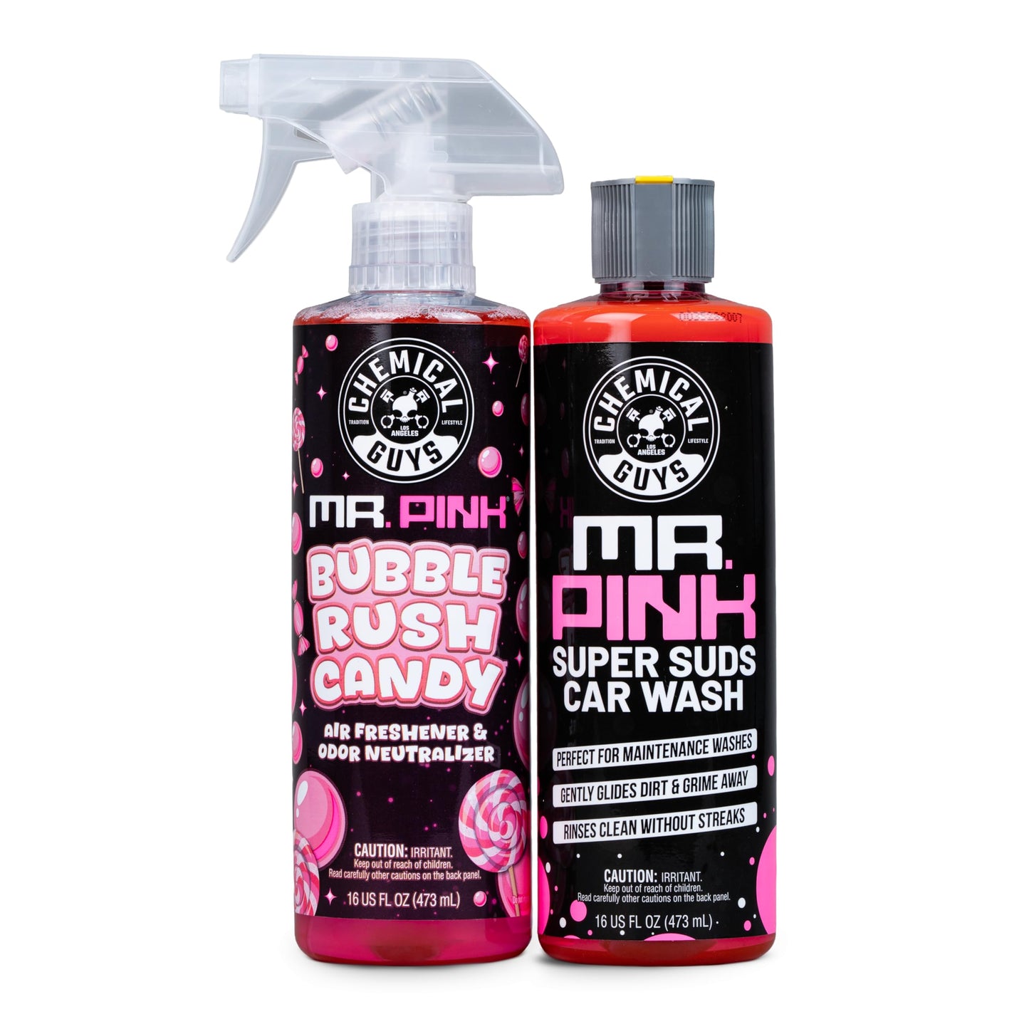 Chemical Guys Mr. Pink Car Wash Soap - 64 oz Super Suds Foaming Car Wash Soap for Cannon, Blaster, or Bucket Washing - pH Balanced, Safe on Wax, Sealant, Ceramic, and Clear Coat Finishes