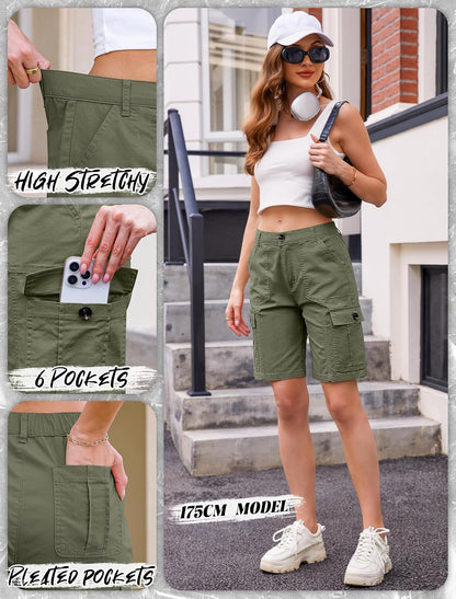 Eddoyee Bermuda Cargo Shorts for Women: The Ultimate Summer Staple