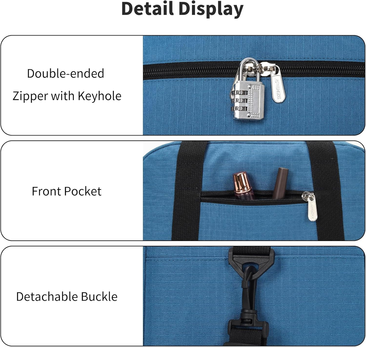 Kleine Sporttasche 18 Zoll Handgepäck Reisetasche für Wochenendtrips Sport-Schwarz