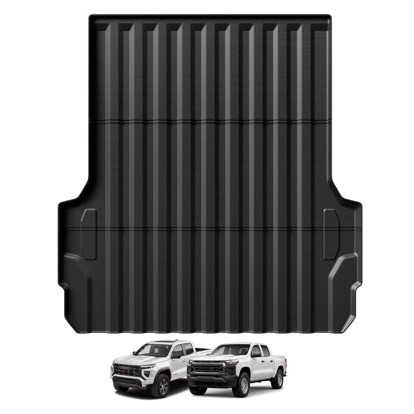 TripleAliners Truck Mat Compatible with 2019-2026 Chevy Silverado 1500 / GMC Sierra 1500 6.6FT Accessories, Truck Bed Mat Heavy Duty Custom Fit All Weather Protection TPE Pickup Liner, Standard Bed
