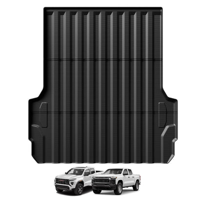 TripleAliners Truck Mat Compatible with 2019-2026 Chevy Silverado 1500 / GMC Sierra 1500 6.6FT Accessories, Truck Bed Mat Heavy Duty Custom Fit All Weather Protection TPE Pickup Liner, Standard Bed