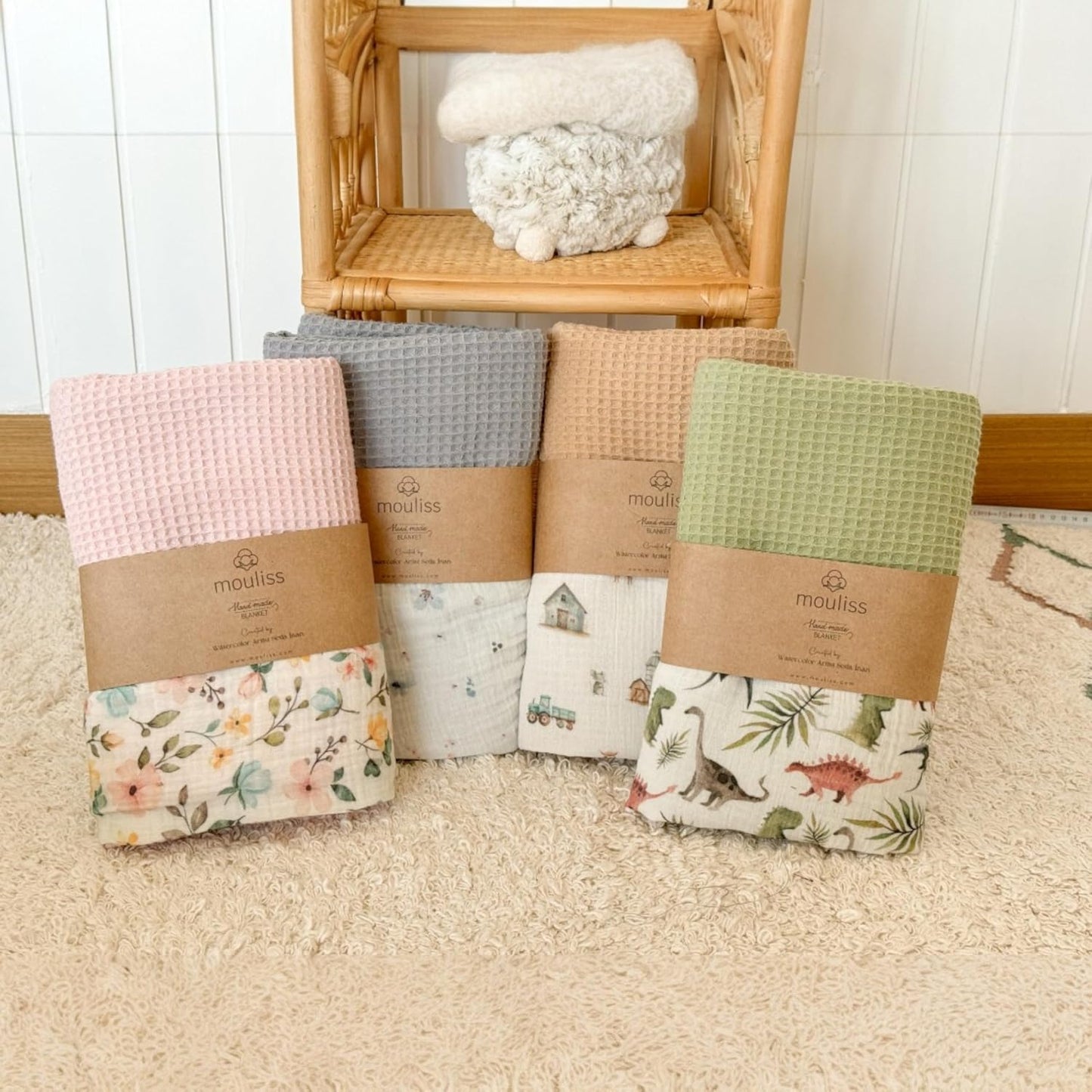 Mouliss Personalized Baby Blanket: A Handmade, Organic Gift
