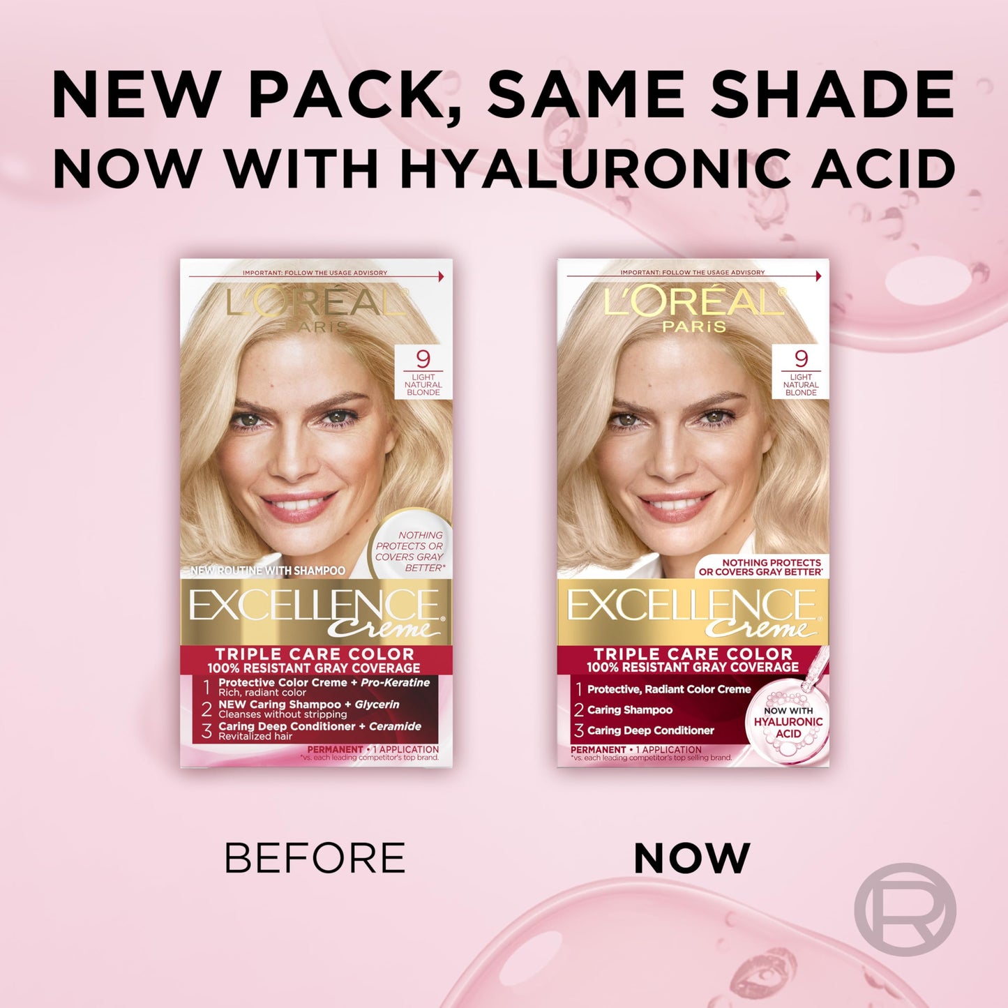 L'Oréal Paris Excellence Crème Permanente Haarfarbe, dreifache Pflegehaarfarbe mit Hyaluronsäure für 100% Grauabdeckung, 4AR Dunkles Schokobraun, 1 Packung (Verpackung kann variieren)