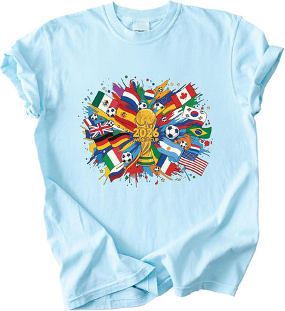 2026 World Soccer Flags Graphic Tee: A Festival of Football Fashion