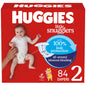 HUGGIES Newborn Diapers - HUGGIES Little Snugglers Disposable Baby Diapers, 84ct, Giga Pack