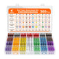 JOREST 300Pcs Car Fuse Assortment Kit, 160 Mini Blade Fuses Automotive + 90 Standard Auto Fuses + 50 Micro + Puller – Replacement for RV Camper Boat Truck (2Amp 3A 5A 7.5A 10A 15A 20A 25A 30A 35A 40A)