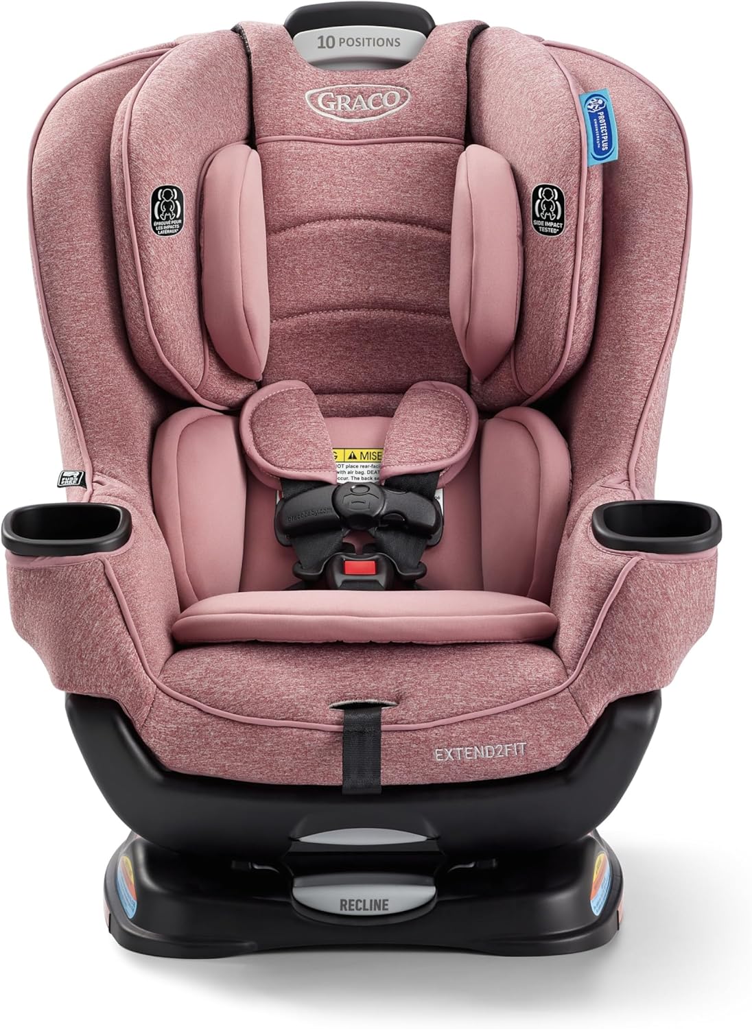 Graco Extend2Fit Kindersitz, 2-in-1 vorwärts- und rückwärtsgerichteter Babysitz, 1,8-30 kg (4-65 lb), Carter