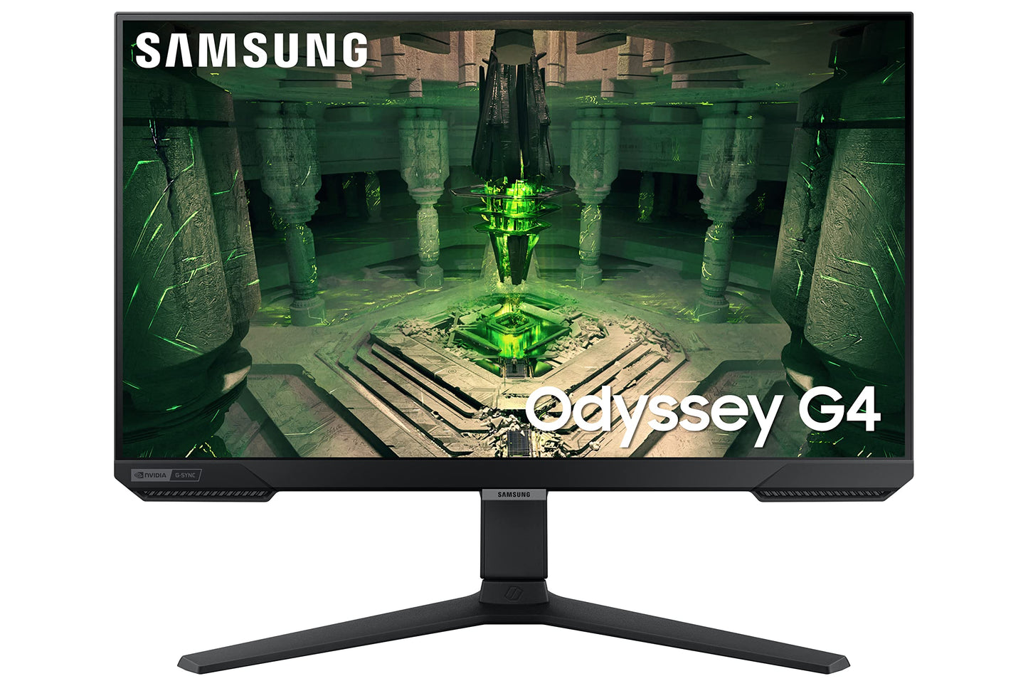 Samsung 25" Odyssey G4 (G40H) Gaming Monitor - FHD, Fast IPS, 300Hz, HDR10, 1ms, G-Sync Compatible, AMD FreeSync Premium, Black Equalizer, Virtual Aim Point, HAS/Tilt/Swivel/Pivot, LS25HG402ENXZA