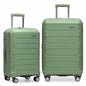 Traveler's Choice Pagosa Hardshell Expandable Luggage with Spinner Wheels, Slate Blue, 3-Piece Set (22/27/30)