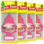 LITTLE TREES Car Air Freshener | Hanging Tree Provides Long Lasting Scent for Auto and Home | Black Ice, 24 Air Fresheners