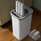 Middle White Bucket #13 + 50" Flat Mop + 5 Pads
