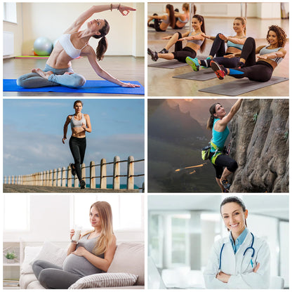 BONANGEL Pilates Socken mit Noppen für Damen, 3 Paar rutschfeste Yoga Ballett Barre Krankenhaus Sport Socken für Damen