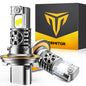 Termitor 2026 Upgraded H13/9008 Light Bulbs, 100,000LM 15X Ultra-Bright, 6500K Pure White 9008/H13 Fog Light Off-Road Conversion Kits, Easy Plug-N-Play Installation, IP68 Waterproof, Pack of 2