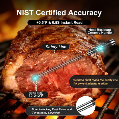 HOPEPOP Wireless Meat Thermometer Digital - A Game-Changer for Grill Masters
