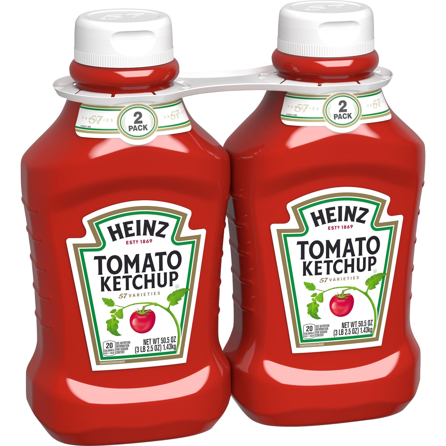 HEINZ Ketchup für den Kühlschrank – 2er-Pack, 2,5 Liter/84,56 Flüssigunzen {Importiert aus Kanada}