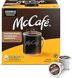 McCafe Premium Medium Dark Roast K-Cup Coffee Pods, 48 Count, For Keurig Coffee Makers - 12 count (Pack of 1)