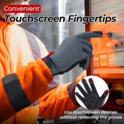 HANDLANDY Mens Work Gloves Review: Flexible, Breathable, and touchscreen Compatible