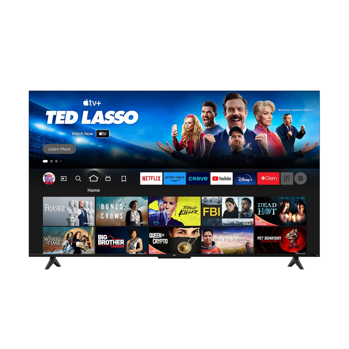 TCL 43-Inch Q6 QLED 4K UHD Smart TV with Fire TV (43Q651F, 2025 Model) Dolby Vision, HDR PRO+, Dolby Atmos, Alexa Built-in with Voice Remote, Apple AirPlay 2 Compatibility, Streaming Television