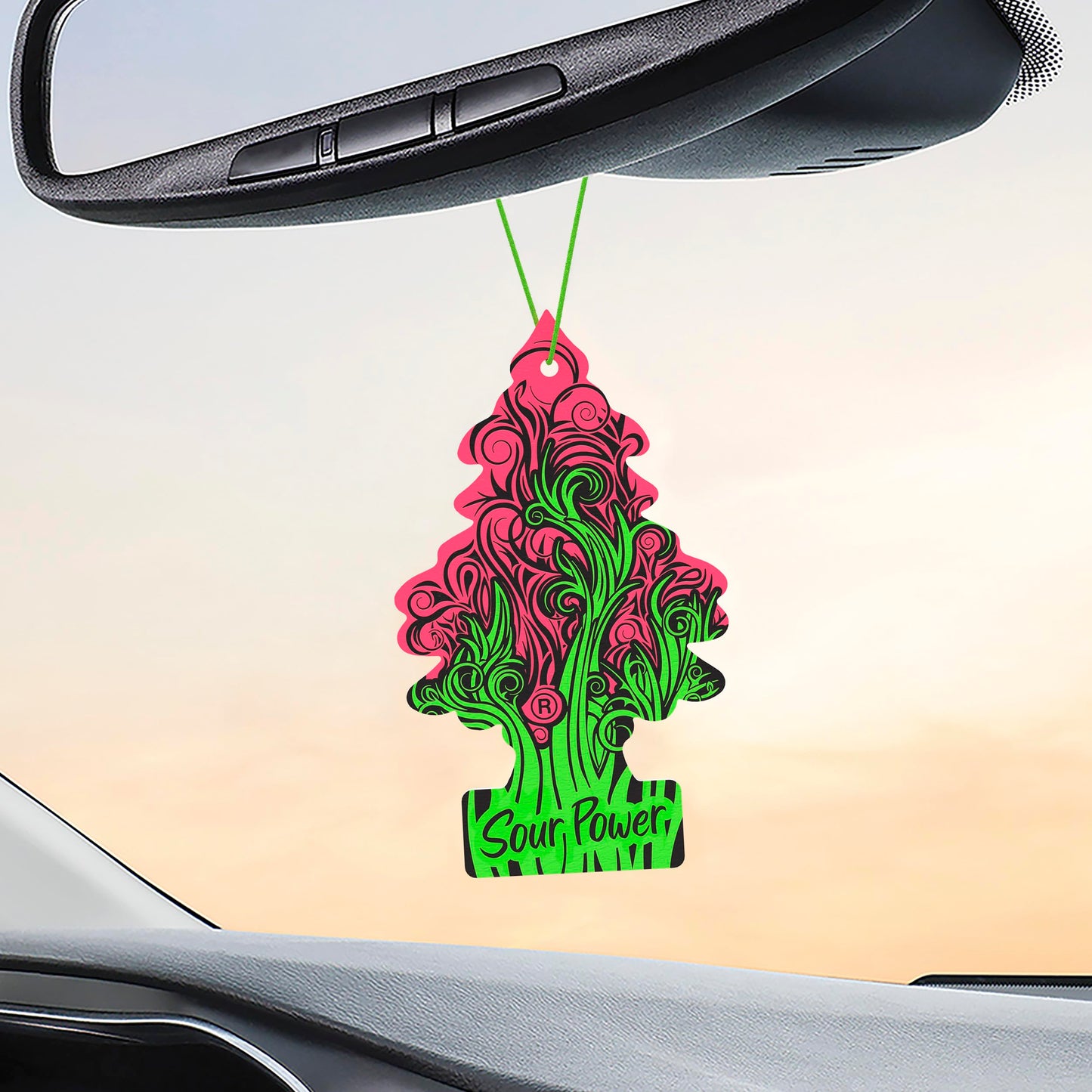LITTLE TREES Car Air Freshener | Hanging Tree Provides Long Lasting Scent for Auto and Home | Black Ice, 24 Air Fresheners