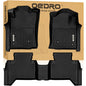 OEDRO Floor Mats Fit for Toyota Camry 2011-2007, Custom Fit Front & 2nd Row Floor Liner Set, TPE All Weather Protection Camry Car Mats, Black