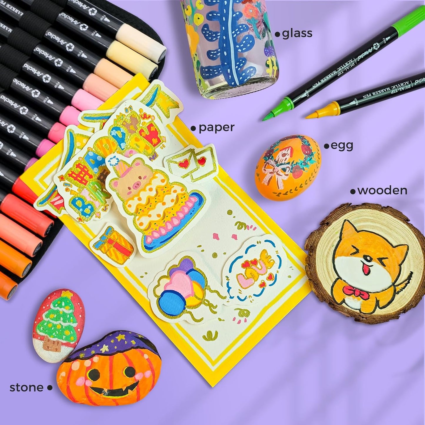 Unleash Your Creativity with Artecho Acrylic Paint Markers