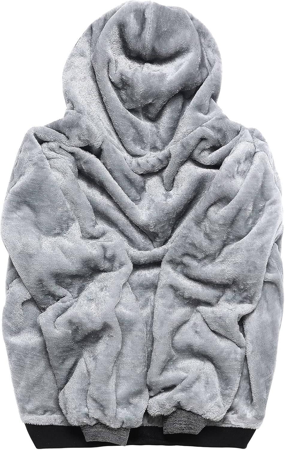 Herren-Hoodie, schweres Fleece-Futter, verdickt, warm, mit Kängurutasche für Outdoor und Freizeit