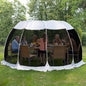 Alvantor Pop Up Screen House Tent, Instant Outdoor Gazebo with Mosquito Netting & UPF 50+ Sun Protection, Portable Canopy Shelter for Patio, Backyard, Camping (2-10 Person)