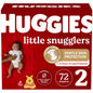 HUGGIES Newborn Diapers - HUGGIES Little Snugglers Disposable Baby Diapers, 84ct, Giga Pack
