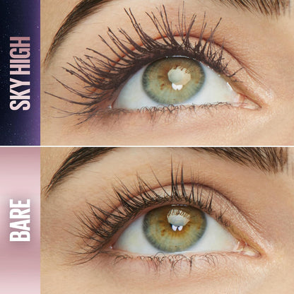 Maybelline New York Lash Sensational Sky High Washable Wimperntusche, Volumen, Länge, Definition, Schwung, Verdichtung, aufbaubare Formel, Very Black, 7.2 ml