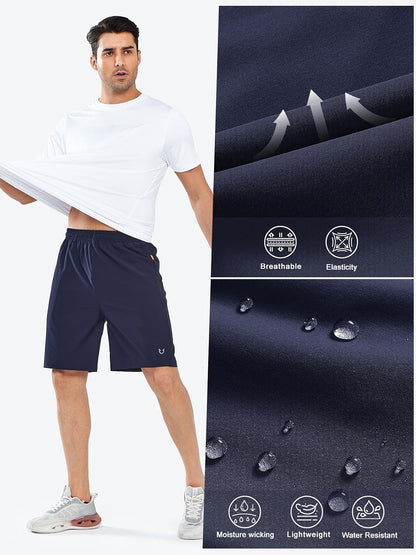 NORTHYARD Men's Athletic Running Shorts